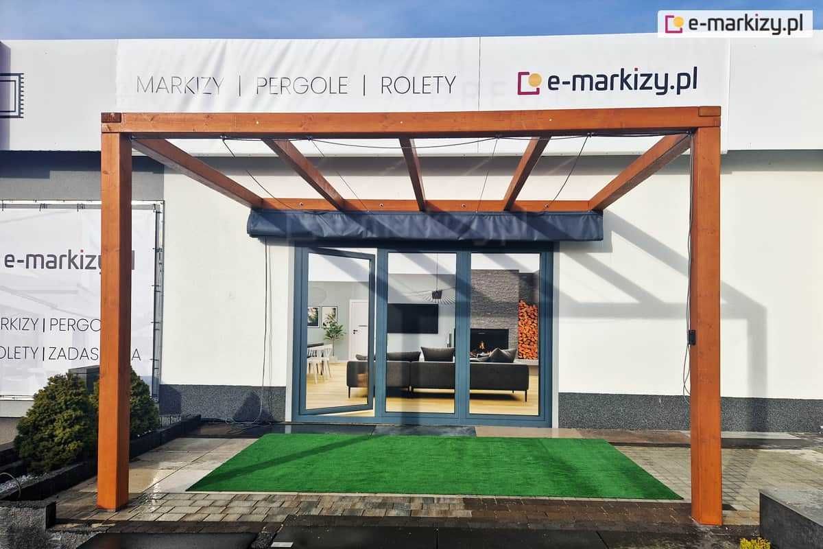 Dach tkaninowy pergola taras lekki żagiel przeciwsłoneczny Risto