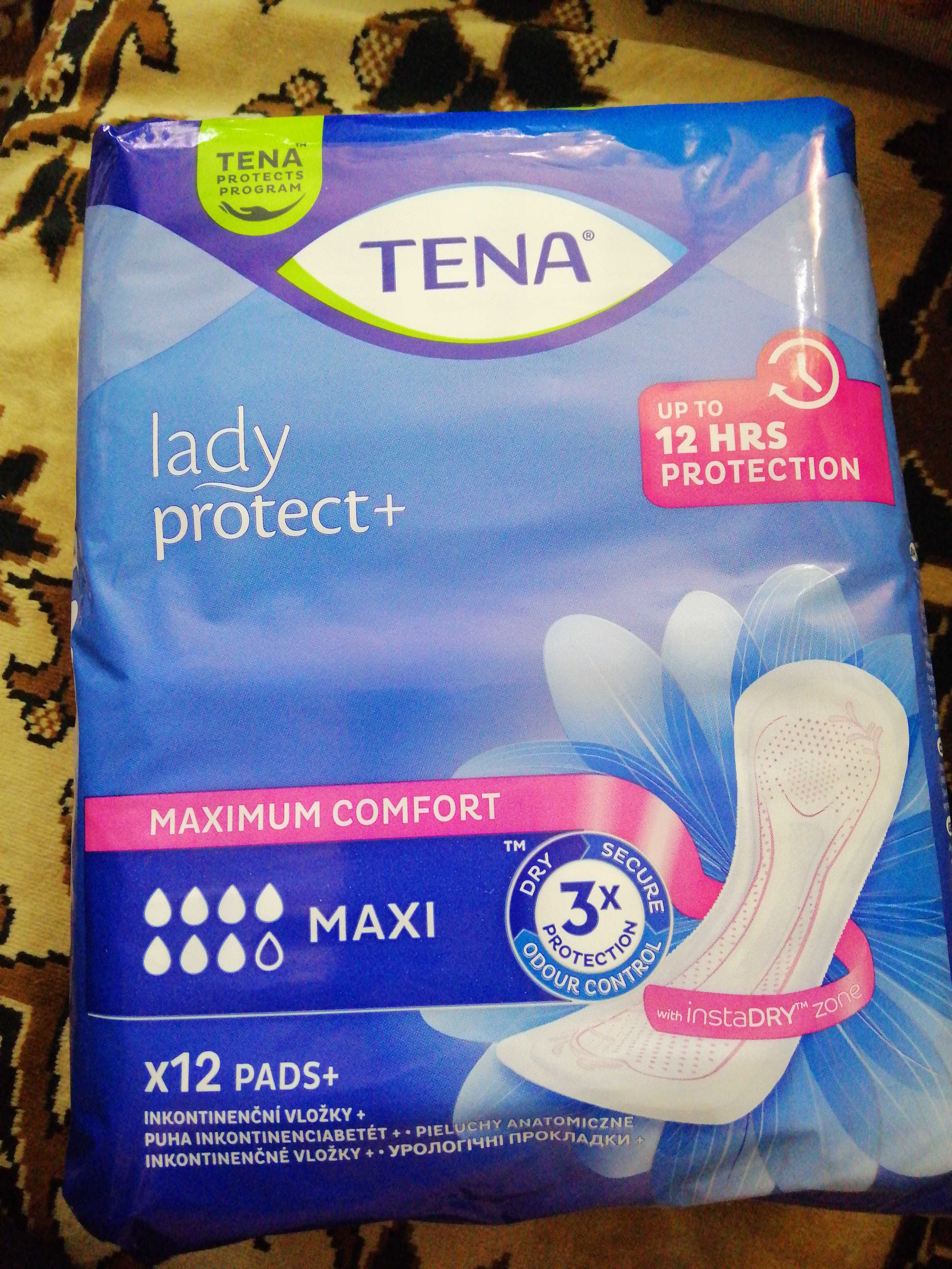 Урологічні прокладки Tena Lady protect+ та нічні на 6 і 7 крапель