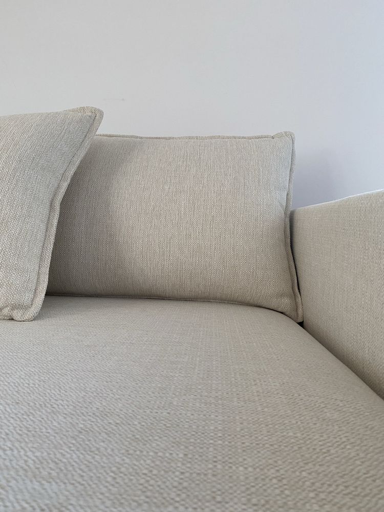 Sofa 5-osobowa Lilviken Beliani w kolorze kremowym