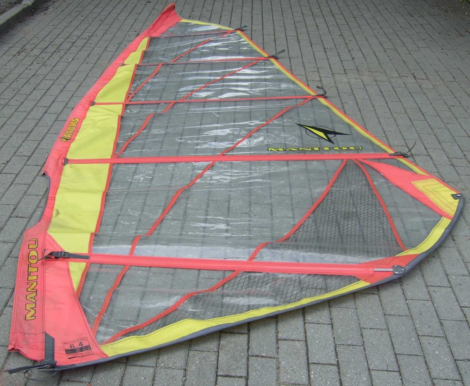 żagiel 4,2 - 8 mkw windsurfing