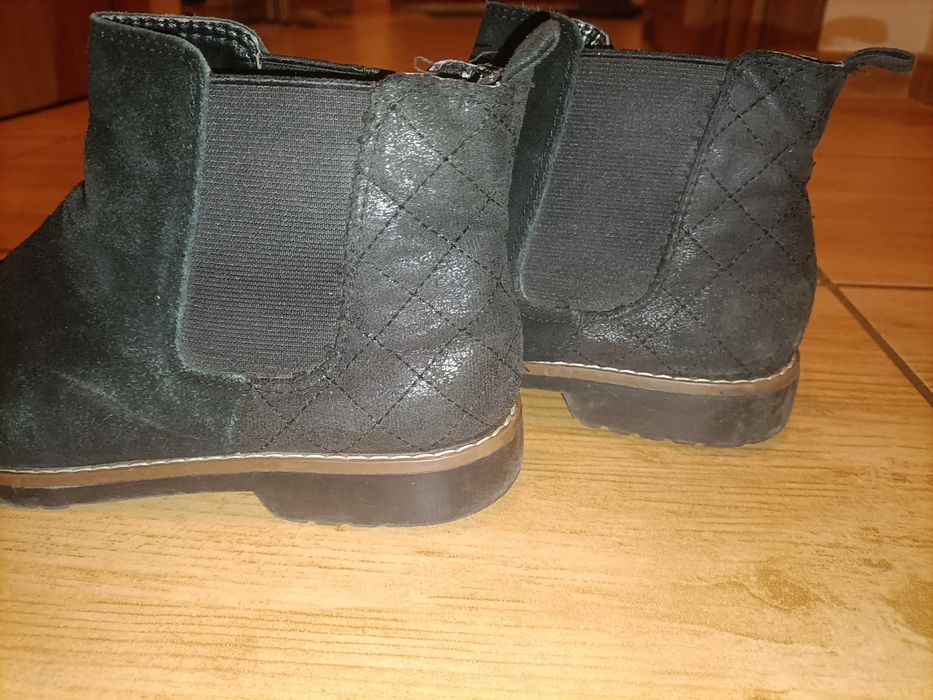 Botki jesienne nubuk rozm.38