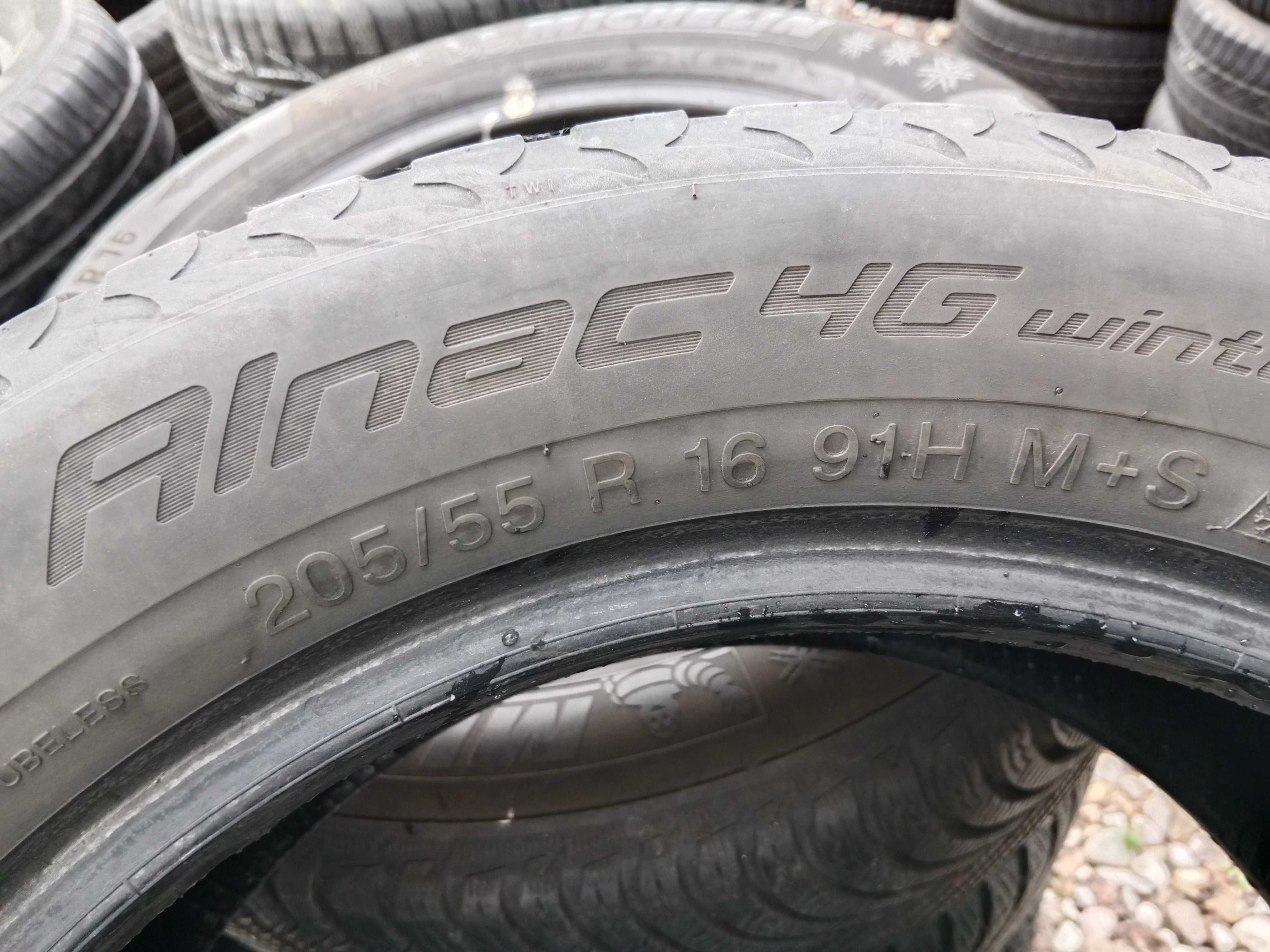 Opona używana 205/55R16 Apollo AlnacG Winter 1szt.