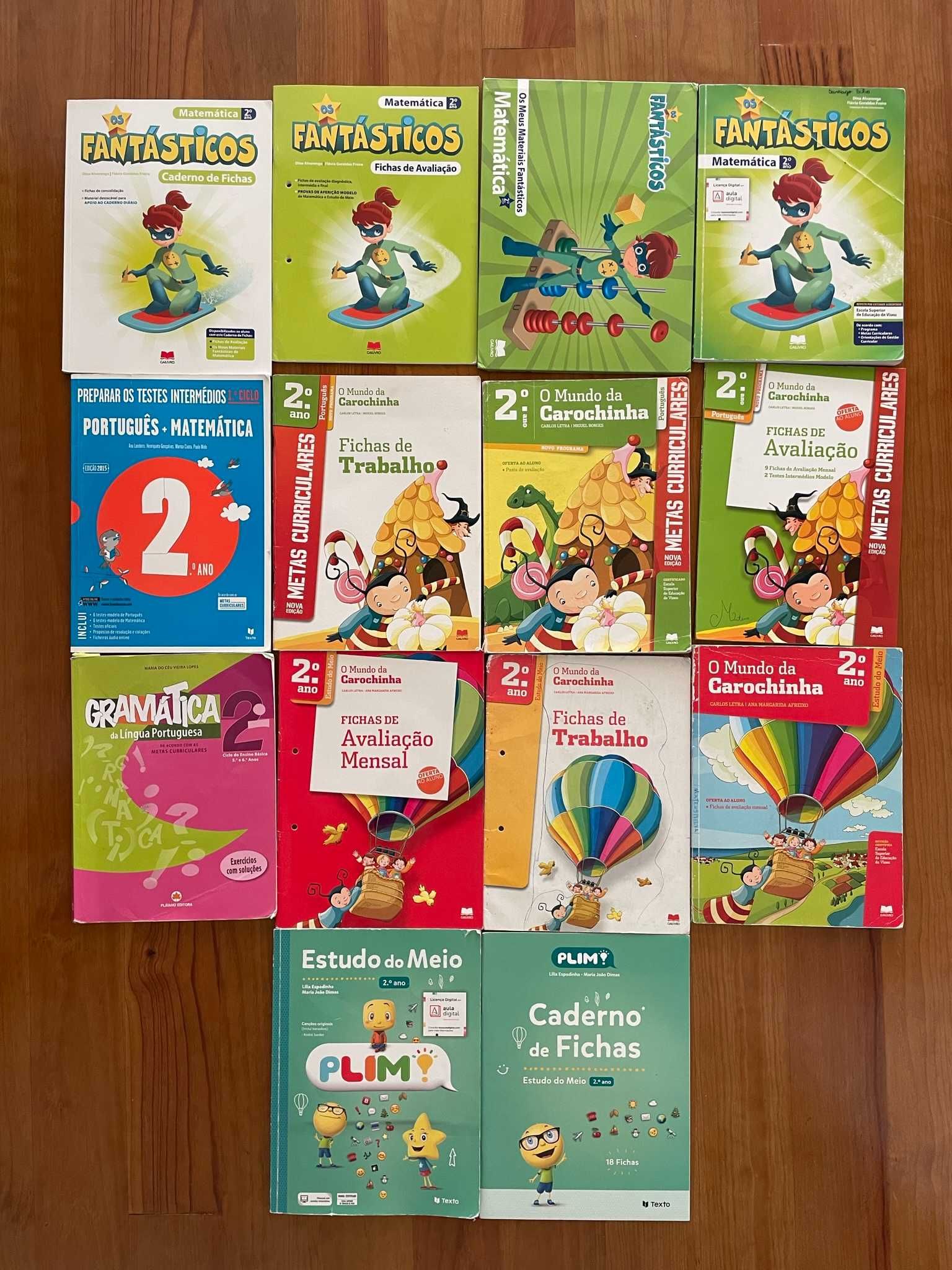 Livros escolares, 2º ano