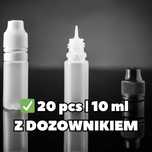 Zestaw buteleczek 10ml do kosmetyków / liquidów – 20 szt.