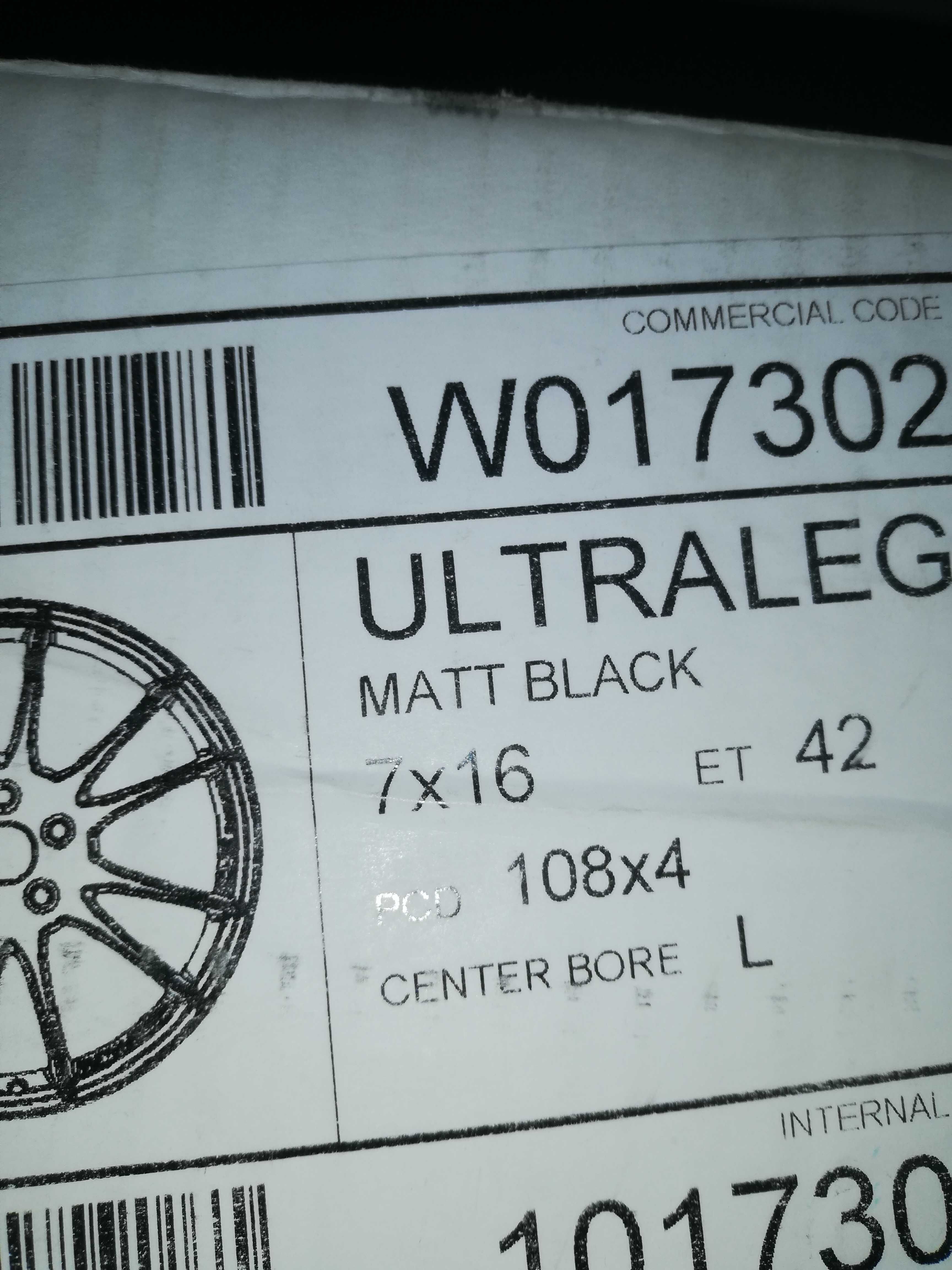 Felga OZ ULTRALEGGERA 16'', 7J, 4x108 ET42