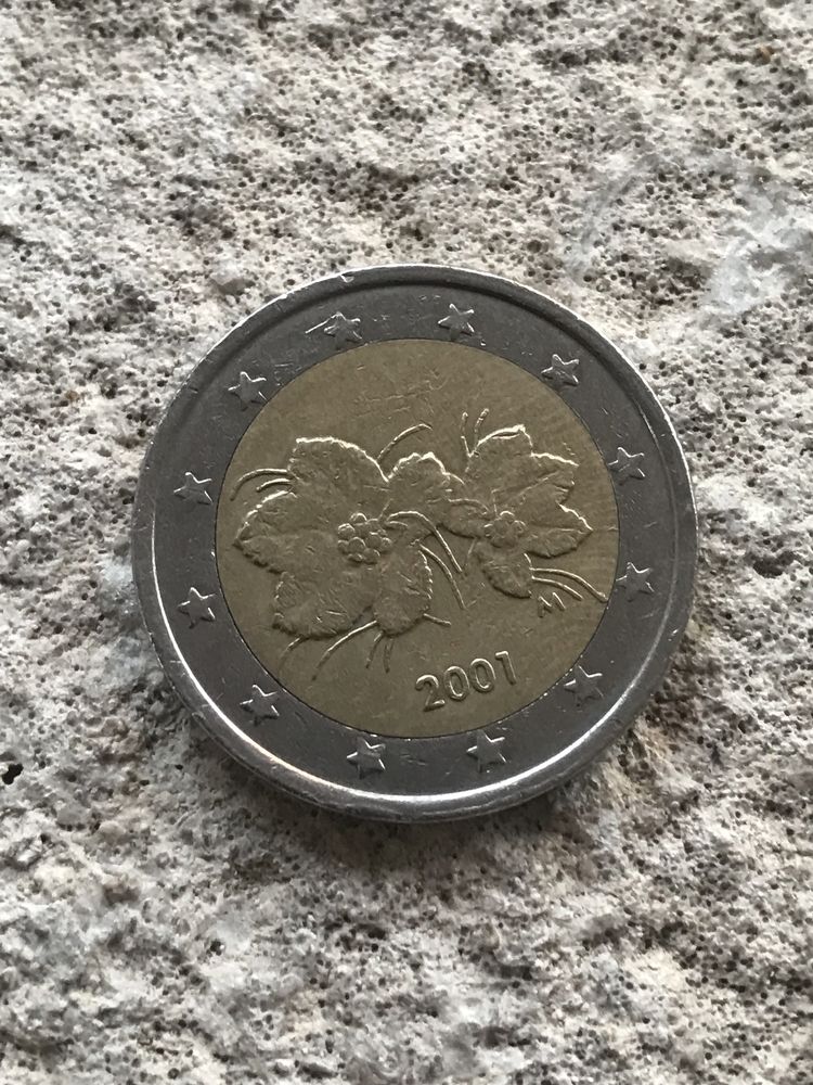 Moeda de 2 Euro Finlândia 2001