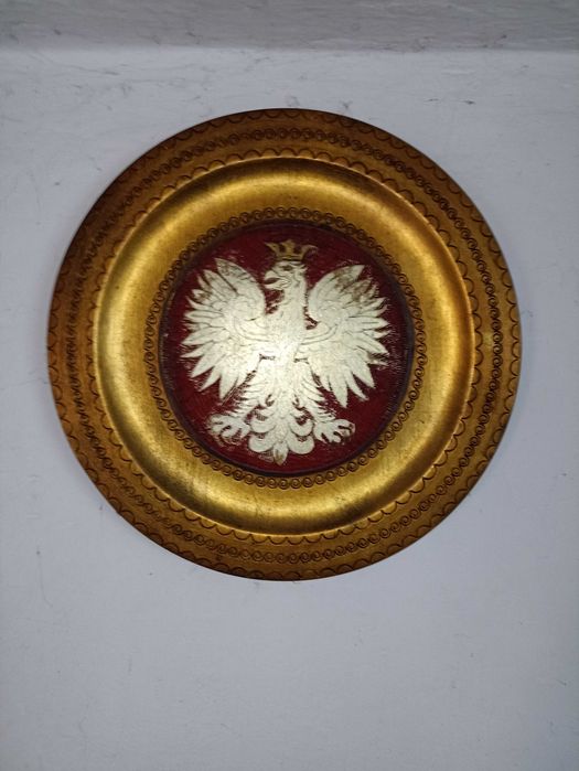 Sprzedam godło Polski na drewnie. Cena 125 zł