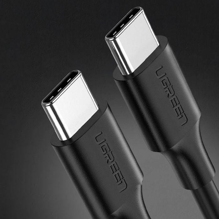 Ugreen kabel USB Typ C do ładowania i transferu danych 3A 0,5m czarny