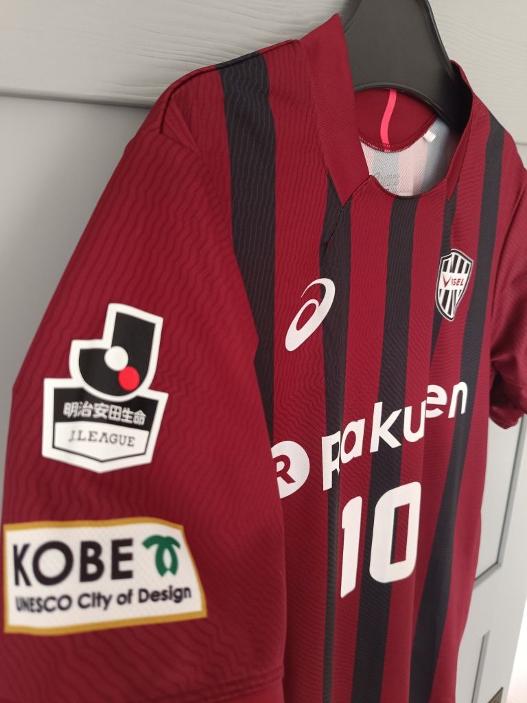 Koszulka Vissel Kobe 2017-18 Home #10 Podolski Asics Roz. M/L