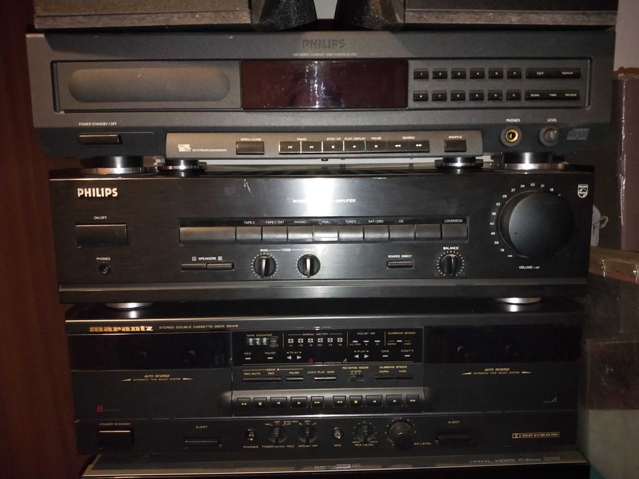 Zestaw audio PHILIPS plus gratis kolumny SHARP