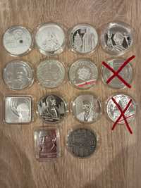Srebrne monety kolekcjonerskie