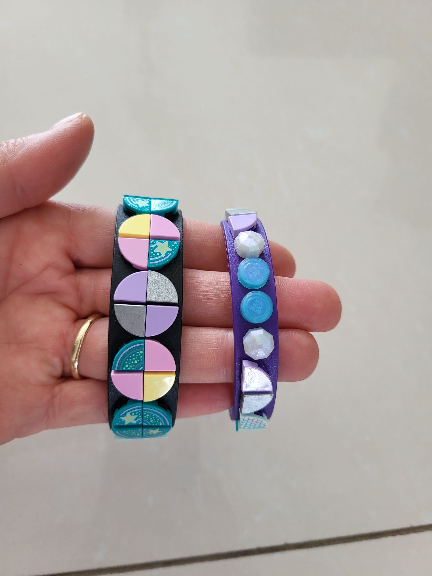 Dwie bransoletki dots LEGO