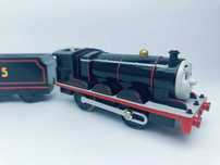 TrackMaster TOMY PLARAIL kolejka czarny Kuba JAMES Black James +tender