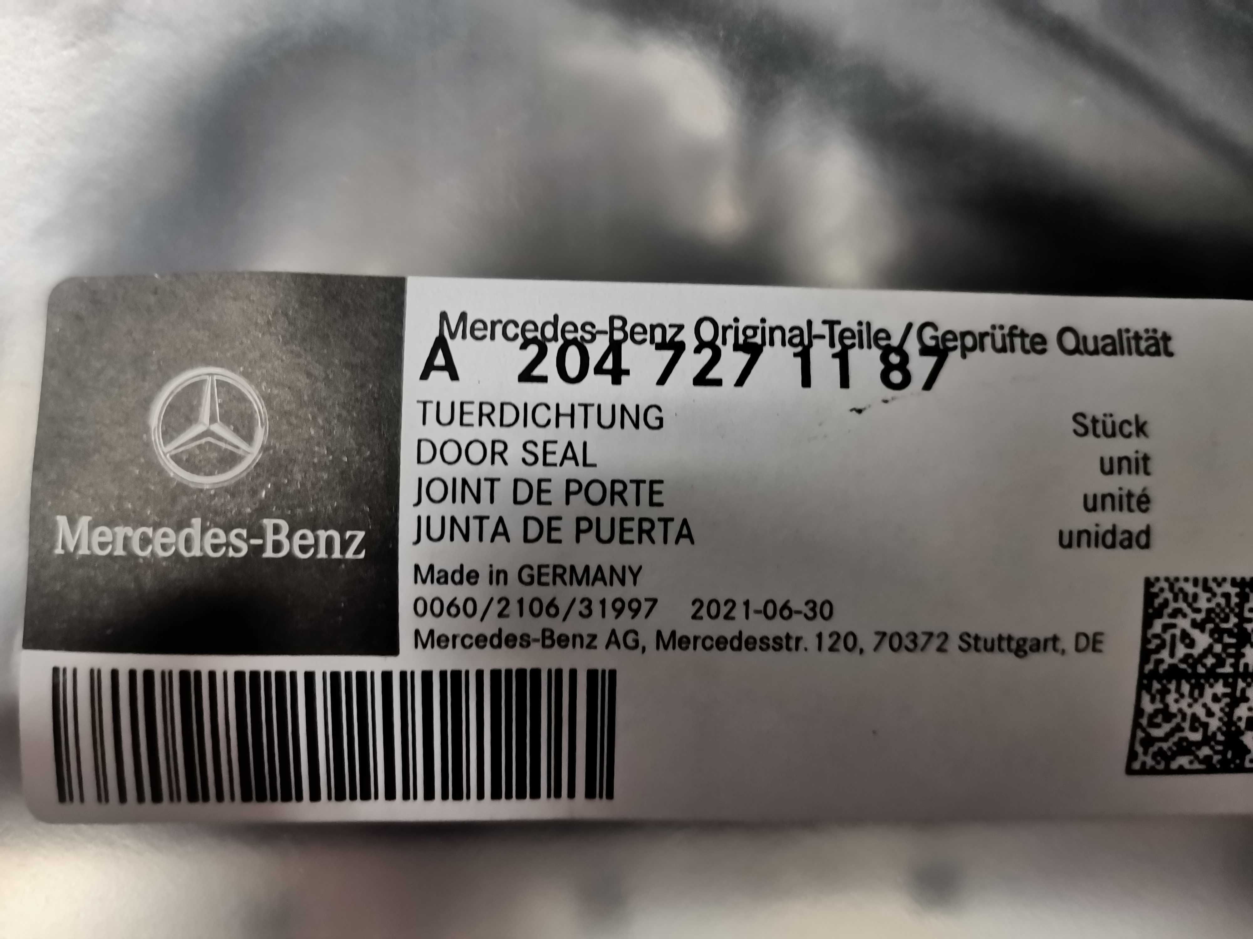 Uszczelka drzwi Mercedes Oryginał