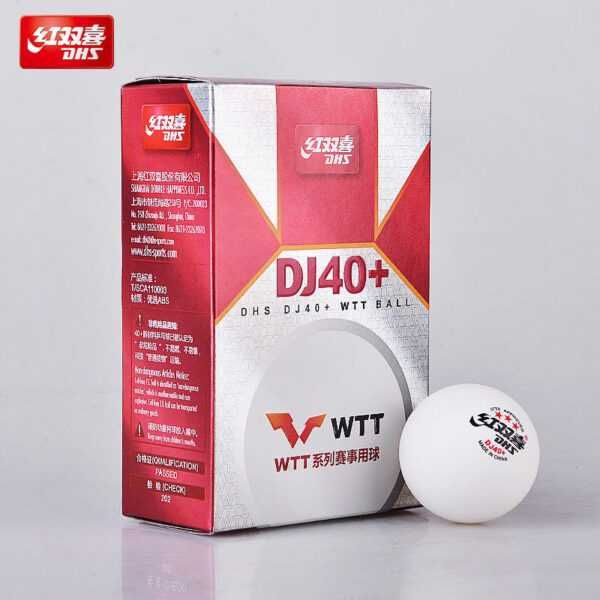Мячи DHS 3* DJ40+ (6шт) ITTF WTT
