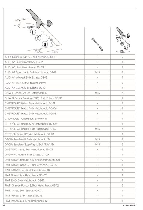 Bagażnik roweriwy na tylną klapę/ na klapę bagażnika Thule Clipon 9103
