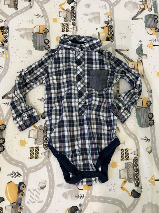 Body koszulowe w kratę Early Days r. 80