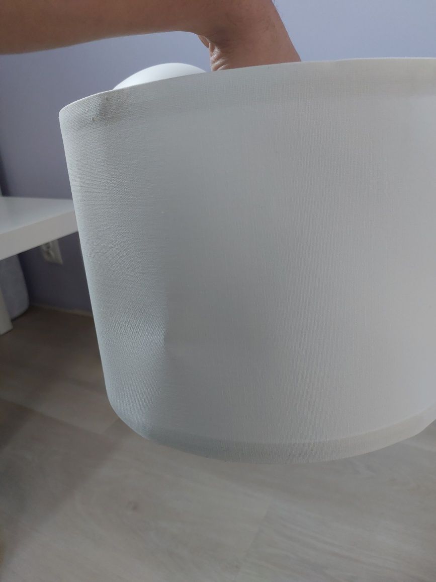 Lampa wisząca z tkaniną Ikea 34 cm