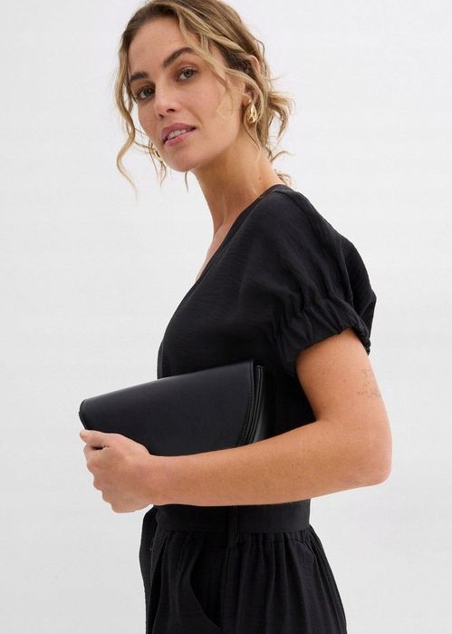 B.P.C kombinezon czarny modny z wiskozy 38.