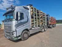 DrewKom Drewno kominkowe GRAB w kłodzie dl. 2,5m S2a S2b transport HDS