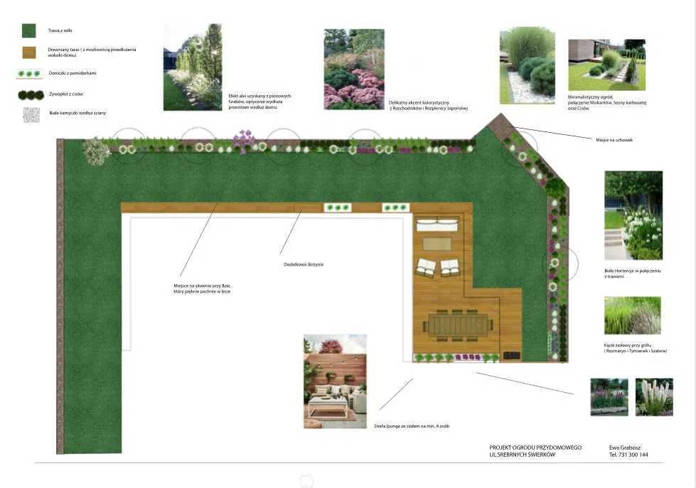 Projektowanie ogrodów, Projekt ogrodu i tarasu,  Architekt krajobrazu