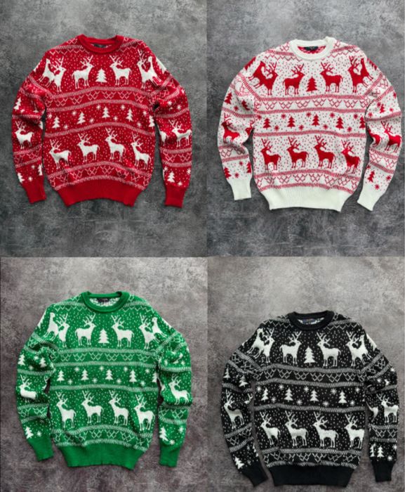 Новорічні світера |чоловічі/жіночі/дитячі та парні|  Новорічний світер