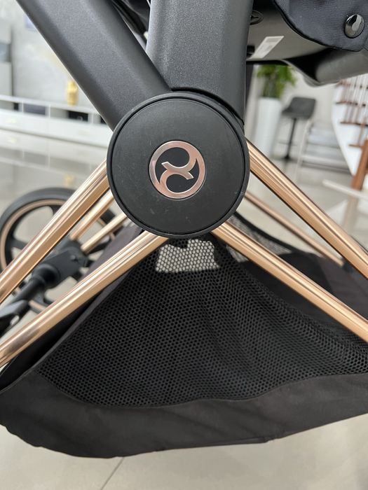 Wózek spacerówka Cybex Priam 2.0 Gold Rose  Deep Black