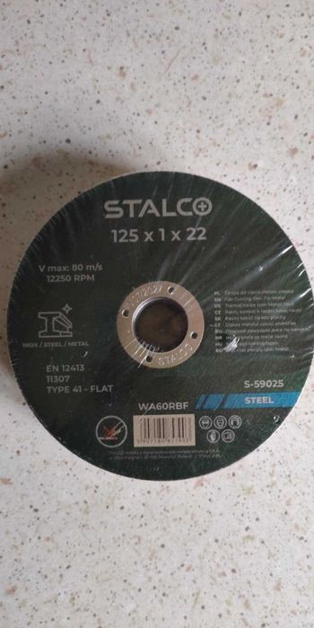 tarcze do cięcia metalu Stalco - 25 szt. - 50 zł