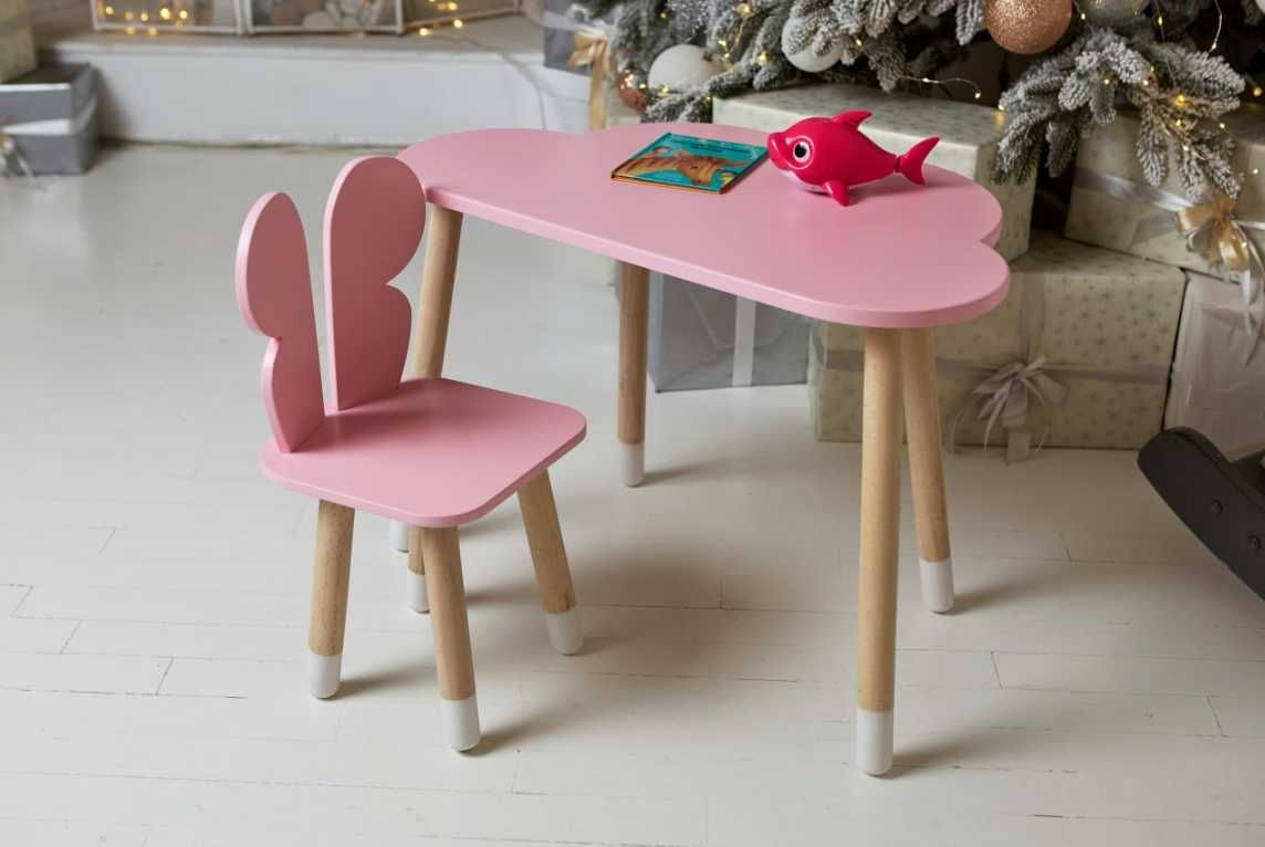 Дитячий столик і стільчик. Столик и стульчик для ребенка (розовый)