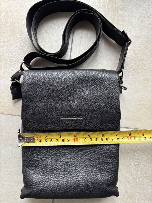 Сумка через плече, барсетка шкіряна