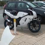Honda NSR 50 está a circular bem
