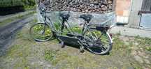 Rower dwuosobowy Tandem Sparta silnik spalinowy Sachs