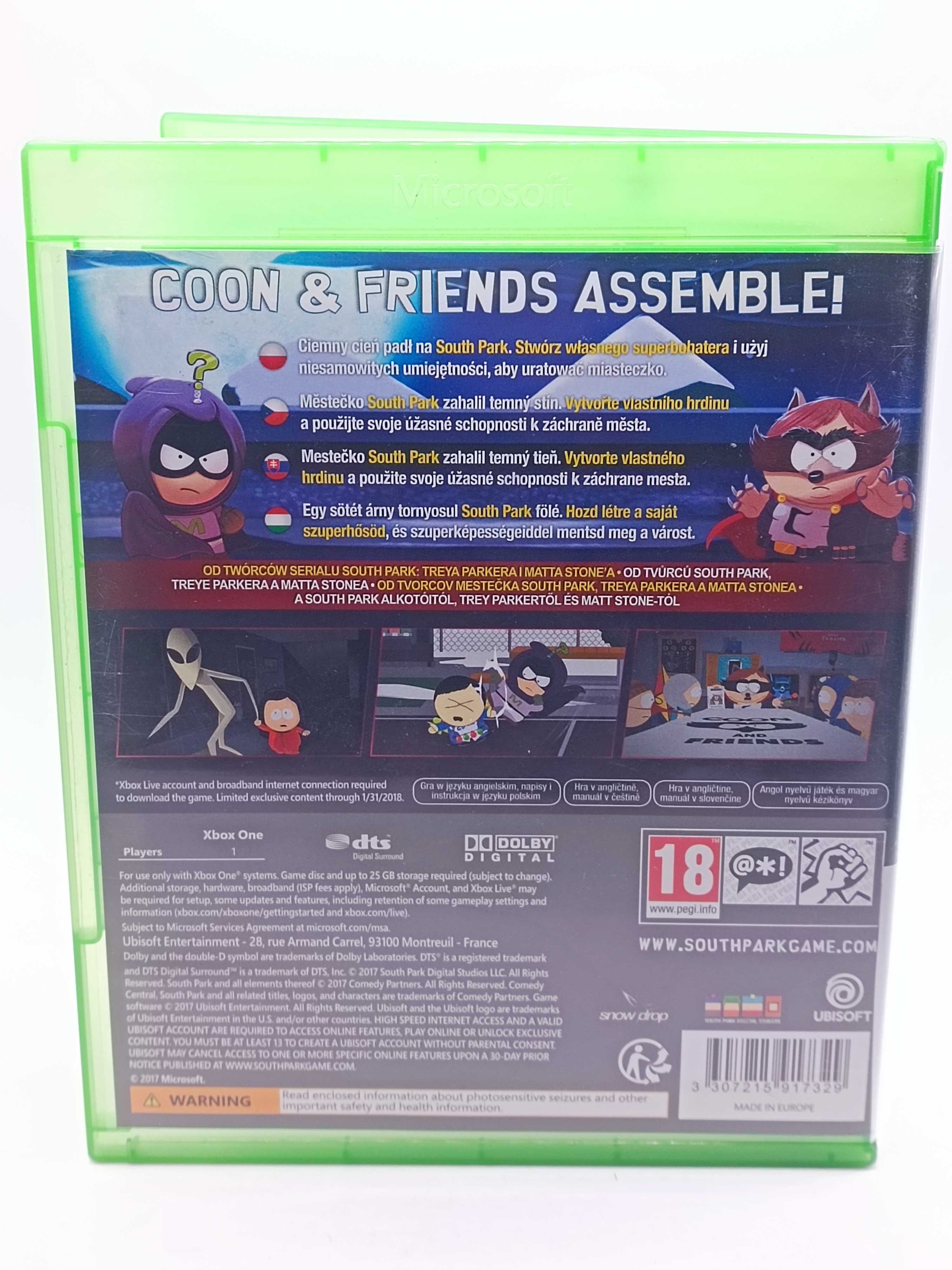GRA South Park The Fractured But Whole Wersja PL NA XBOX ONE 39/01/25s