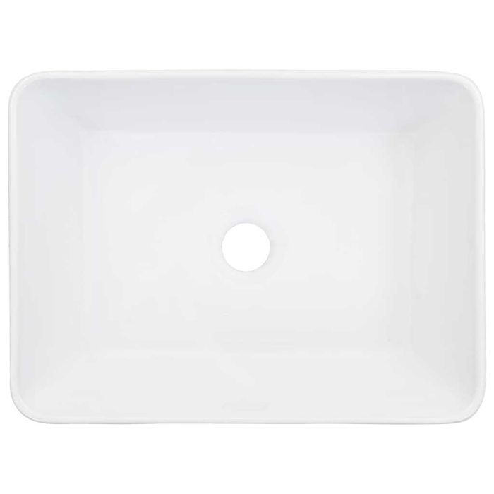 Lavatório 40x30x13 cm cerâmica branco