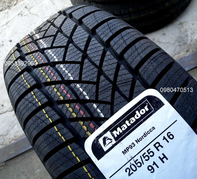 Шини Зимові 205/55 R16 Matador MP93 Nordicca