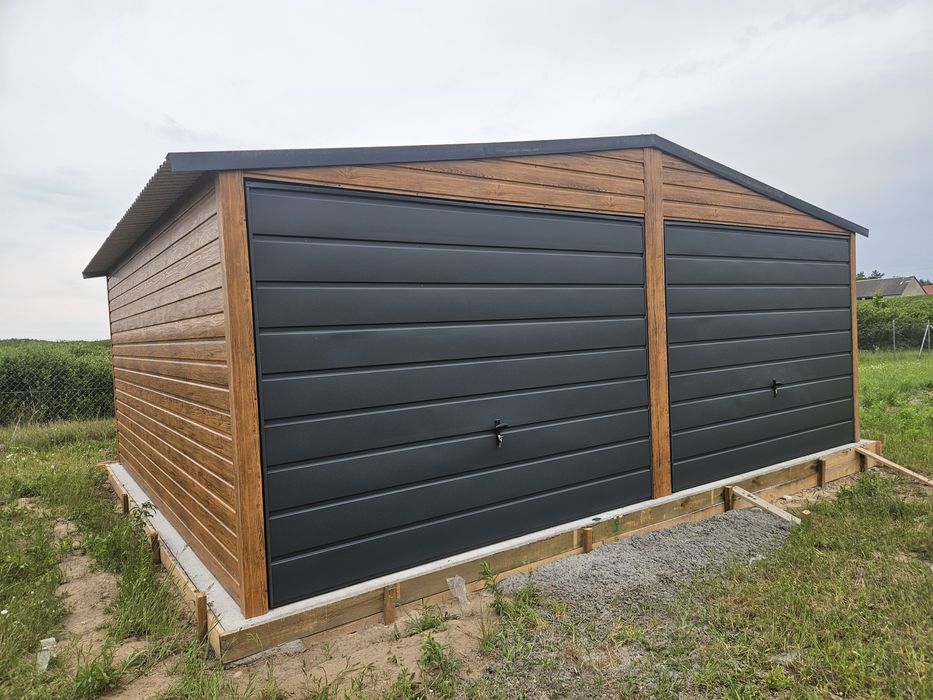 6x5.5 LUB Garaze Blaszane Garaz Blaszany Blaszak Blaszaki Garaże Garaż