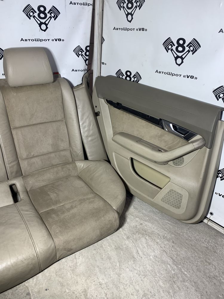 AUDI A6 C6 Ауді А6 С6 Ауди  салон шкіра алькантара S-Line сидіння кожа