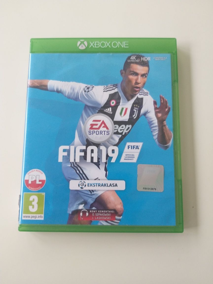 Gra Fifa 19 Xbox One konsola Xone PL piłkarska football EA sports