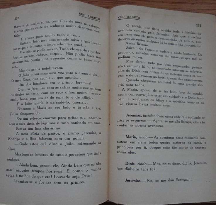Céu Aberto de Virgínia de Castro e Almeida - Ano Edição 1954