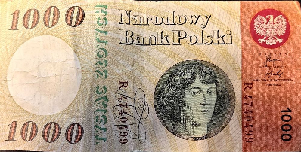 Banknot 1000 zł 1965