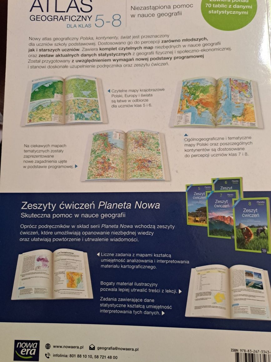 Atlas geograficzny 5-8
