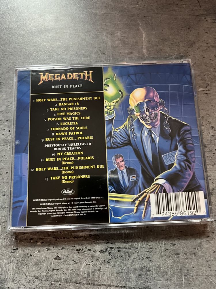 Plyta cd Megadeth rust in peace