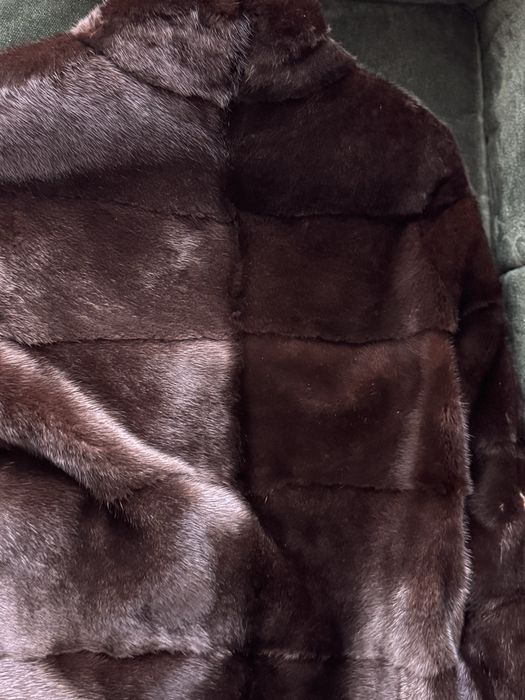 Шуба норка блек лама blackglama