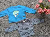 Zestaw Bluzy bluza dla chlopca dinozaury r 68