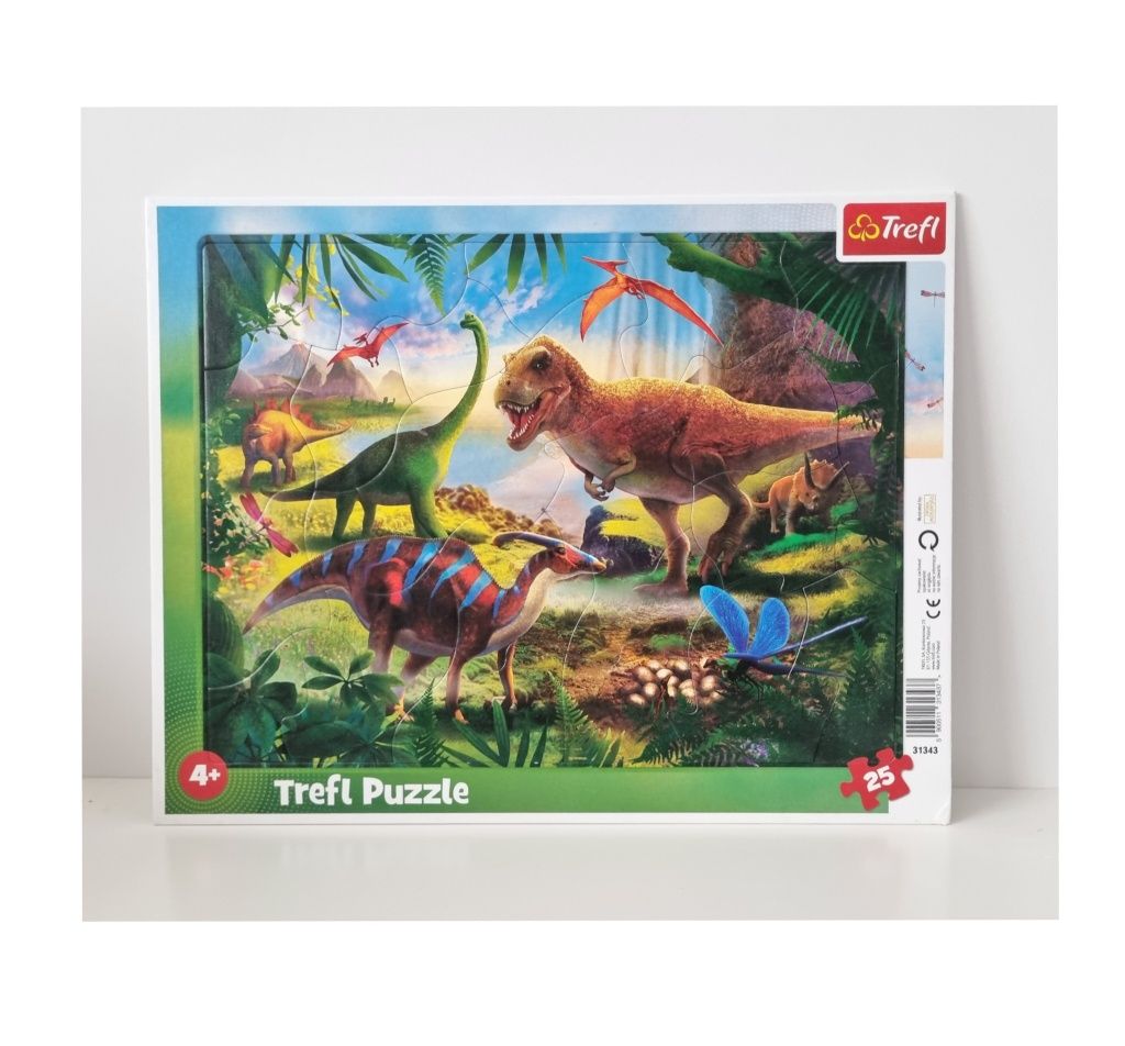 Puzzle Dinozaury Peppa Strażak Sam