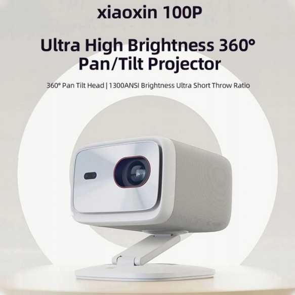 Projektor Smart Lenovo Xiaoxin 100P 850 ANSI 1080P WiFi 6 Kino Domowe