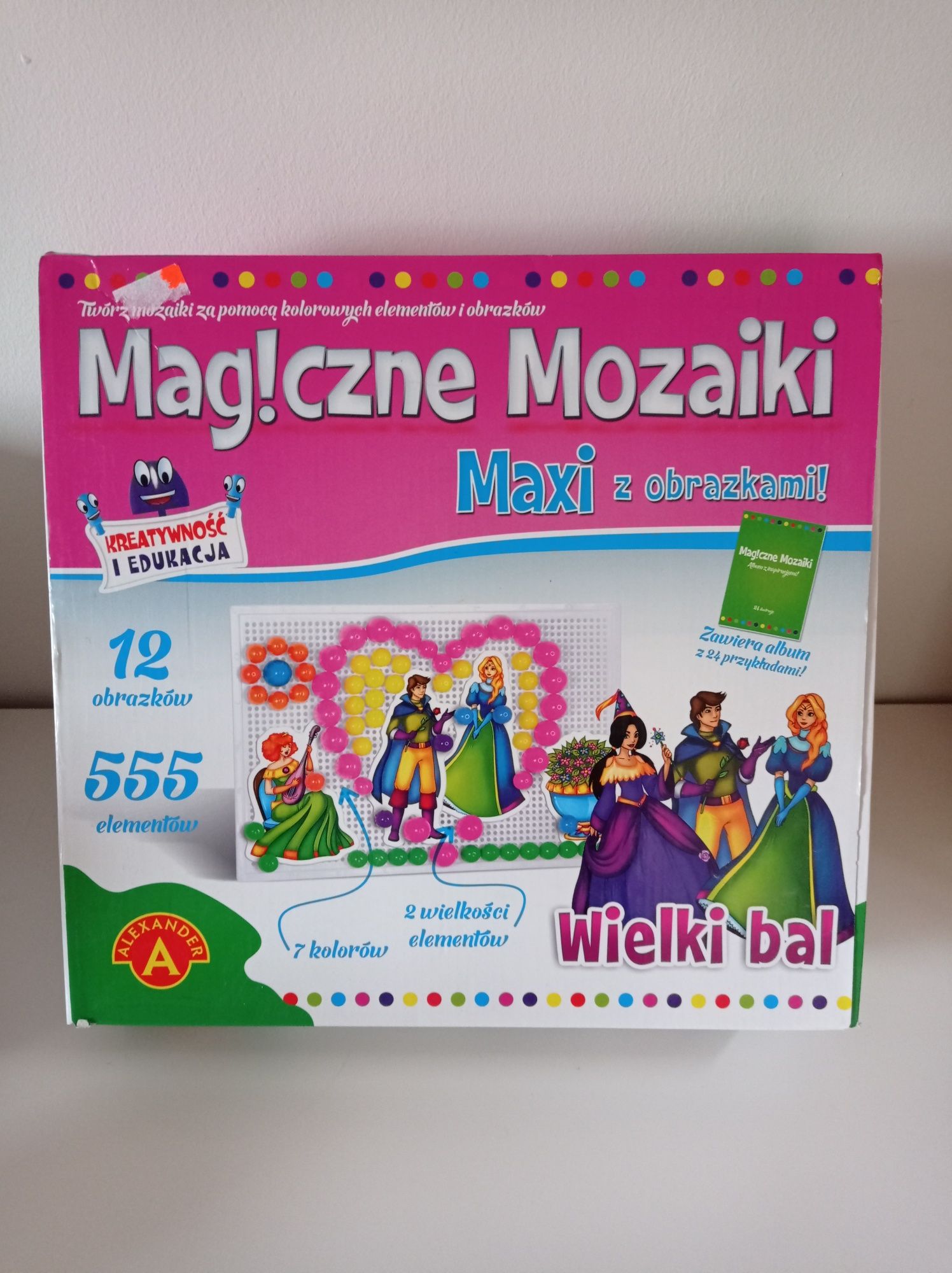 Magiczne mozaiki - duży karton