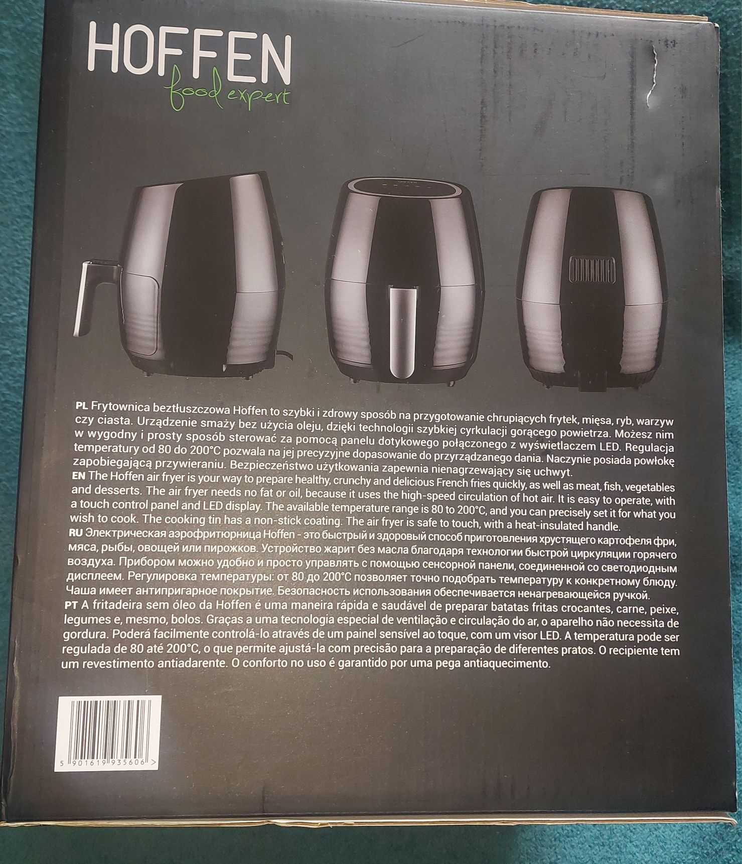 1zł Wysyłka Air fryer Frytkownica beztluszczowa2,5L panel dotykowyNOWA