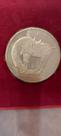 Srebrna moneta 100 największych arcydzieł 66 g koń  dynastii T'ang