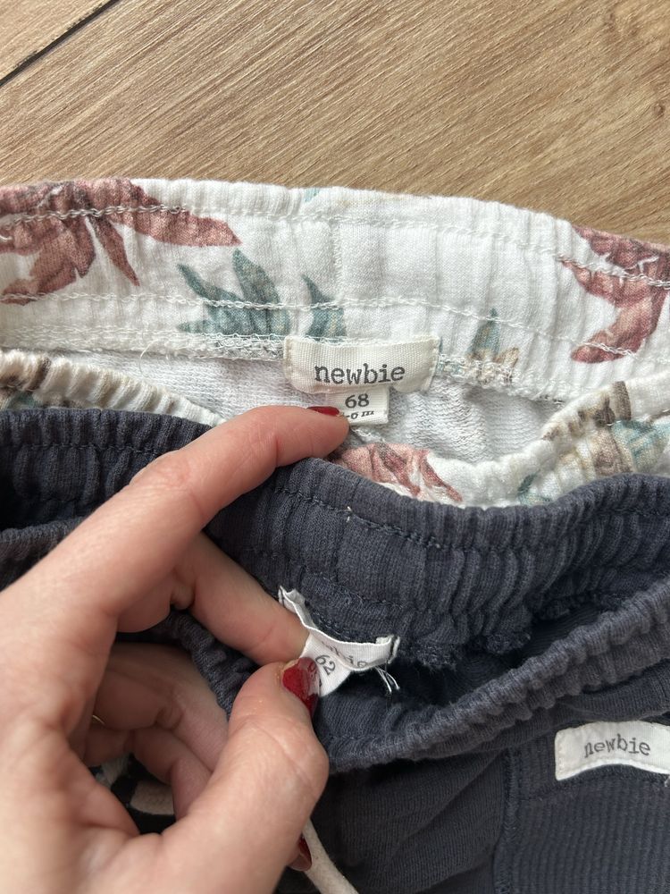 Spodenki krótkie newbie dla chlopca 62 i 68